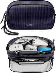 Electronic Organizer Travel Case Performance, Water Resistant Dual Compartment C
