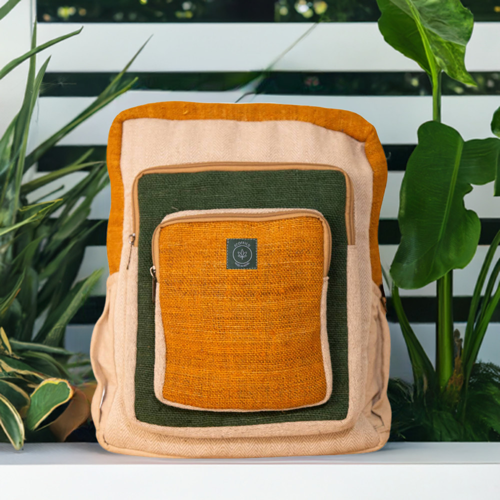 Handwoven Pure Hemp – Eco Friendly Backpack