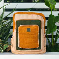 Handwoven Pure Hemp – Eco Friendly Backpack