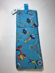SCOOTERS LUGGAGE Curling Iron INSULATED bag tote holder hanging TRAVEL