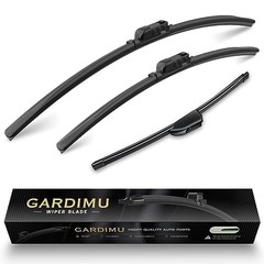 Front and Rear Windshield Wiper Blades, 3 Pcs Front 2017-2025 For Jaguar F-PACE