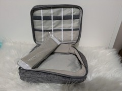 Maxell Gray Travel Tech Organizer Carry Case Perfect for Travel New With Tags