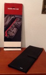 Totes Travel Tie Case Executive Club Holds 4 Ties In Box EUC Tie Holder