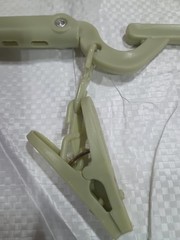 Multi Purpose Travel Hotel Vacation Foldable Hanger hooks clothespins lingerie