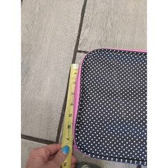 Bag & Carry Polka Dot Hanging Travel Toiletry Cosmetic Bag Black Pink BPD