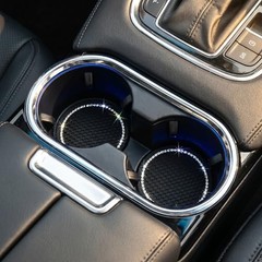 Car Cup Holder Coasters, Bling Cup Holder Insert Coaster Car Interior Black