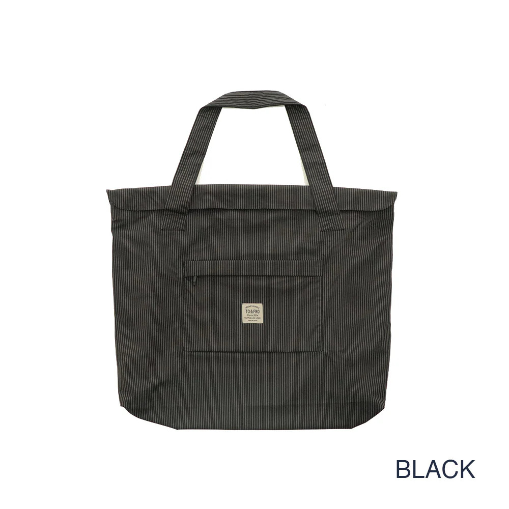 TO&FRO Carry-On Rain Bag M Black Waterproof Packable Tote Japan