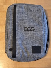 Herschel Supply Tech Organizer Travel Kit Light Grey Raven Crossshatch