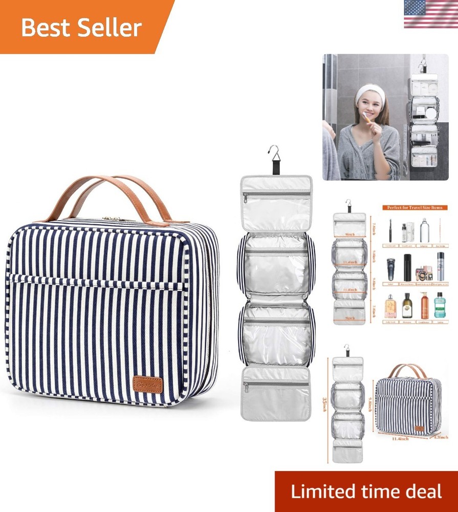 Elegant Large Capacity Cosmetic Travel Organizer for Women – Waterproof Design