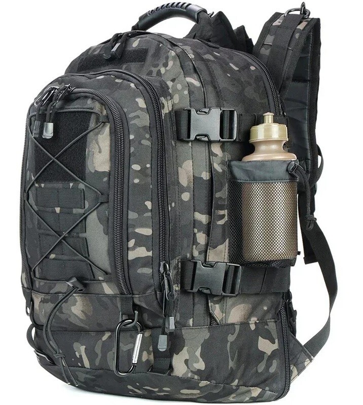 60L Military Tactical Backpack Army Molle Assault Outdoor Travel Hiking Camping