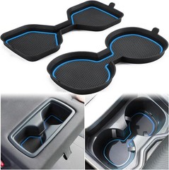 Auovo 3D Cup Holder Inserts Coaster Compatible with 2PCS cup coasters, Blue
