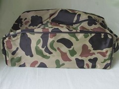 New Men&rsquo;s Large Vinyl Camouflage Case Hygiene Travel Pouch Camo Cosmetic Bag