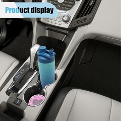2PCS Bling Car Cup Holder Insert Coasters- 2.75 Inch x 0.19 inch, Pink