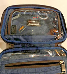 TUMI Alpha 3 Split Travel Kit Anthracite Toiletry Bag – Monogram replaceable