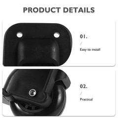 Reusable Plastic Suitcase Repair Wheels Smooth Swivel 360 Degree Stable Locking