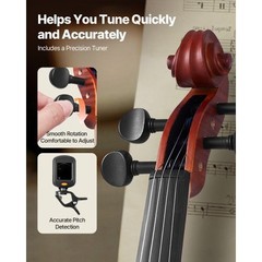 Violin 4/4 Full Size for Adults, Violin Fiddle Set for Beginners Student with H