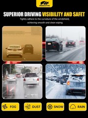 22&Prime;+20&Prime;+9&Prime; Windshield Wipers Blades Replacement for 2021-2024 Ford Bronco Spo…