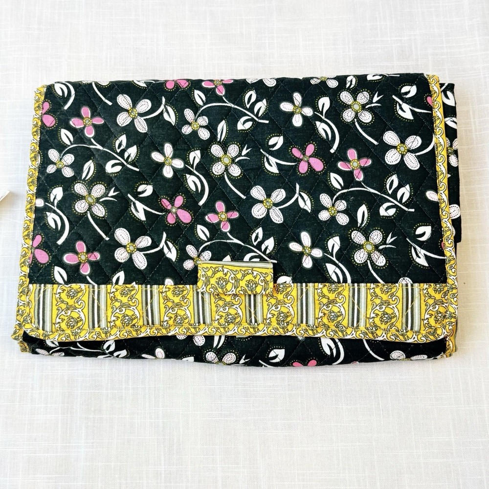 Travelon Hanging Toiletry Makeup Cosmetics Travel Bag Flowered Fold Out NEW