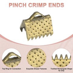 280pcs 8mm polka dot bows with clamps for DIY, antique green