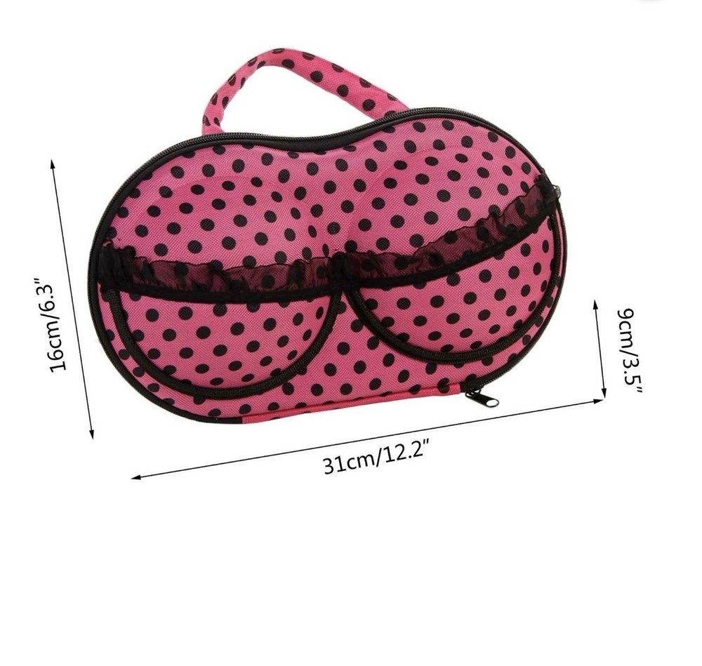Bra Storage Travel Bag for A/B/C cups