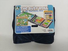Lewis N Clark Kids Busy Roll Travel Activity Center Easy Wipe Play Mat fun Time