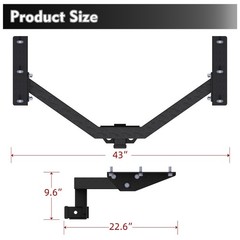 Class 3 Trailer Hitch Fit 2014-2020 Acura MDX 2016-2022 Honda Pilot 2&Prime; Receiver