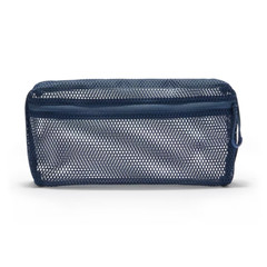 MUJI three-dimensional mesh case Midium size Navy 25 x 12.5 x 5 cm