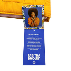 Tabitha Brown “Very Good” Zippered Travel Pouch Yellow Gold Target New
