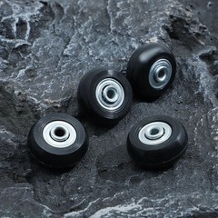 30 Pcs Suitcase Wheels Replacement Kit Rubber Swivel Caster Luggage Wheels