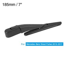 Rear Windshield Wiper Blade Arm Set 185mm 7 Inch for Mercedes-Benz Fortwo