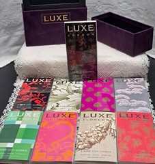 LUXE City Guides Purple Suede Box Set Of 9 Madrid Rome Tokyo Hanoi London More