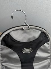 TUMI Black Hanging Travel Toiletry Kit Nylon Organizer Cosmetic Case