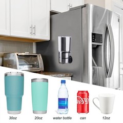 Magnetic Cup Holder SUS 304 Stainless Steel Caddy Magnet black