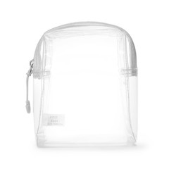 Muji TPU Clear Case Clear Half Pouch Approximately 12 x 10 x 4 cm