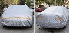 Kayme 6 Layers Hatchback Car Cover Waterproof All Weather Fit up to 77&Prime; Zipper