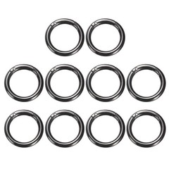 10pcs 34mm/1 5/16&Prime; Wrench Ring with Clip, Gunmetal