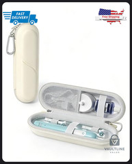 ProCase Hard Shell Electric Toothbrush Travel Case – Beige