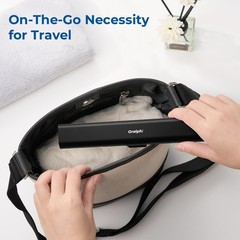 Oralphi Aluminum Toothbrush Travel Case, Portable 1 Pack (Standard), Black