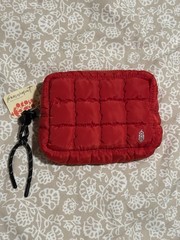 NWT Free People Movement Quilted Mini Case Winterberry