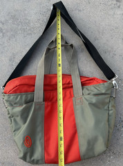 Timbuk2 Travel/Tote/Beach Bag Orange Grey Aprox 19 x 13 Nylon Size Medium