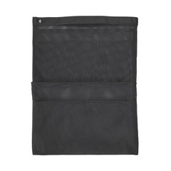 MUJI Nylon Mesh Bag-in-Bag, Black, A4 Vertical, NDE02A1S