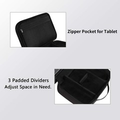 Medium Travel Case for Electronics – Water-Resistant & Well-Organized Design