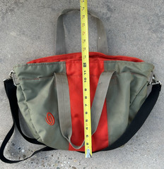Timbuk2 Travel/Tote/Beach Bag Orange Grey Aprox 19 x 13 Nylon Size Medium