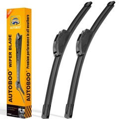 26&Prime; and 18&Prime; Windshield Wipers Blades (Pack Of 2),OEM Quality Premium All-Seas…