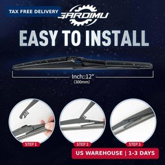 12&Prime; Rear Wiper Blades for Toyota Rav4 Highlander Sienna Venza Land Cruiser/Lexus