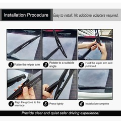20162023 Toyota Prius Silent Wipers Set Front & Rear 28/16&Prime; 3 Pack »