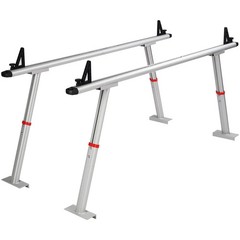 Truck Rack, 800 lbs Capacity, 19-34in Adjustable Height, Aluminum Ladder Rack fo