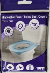 Lot of 120 Disposable Toilet Seat Covers eConcepted