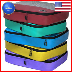 Dot&Dot Large Packing Cubes For – 5Pc Packing Cubes For – Organizer