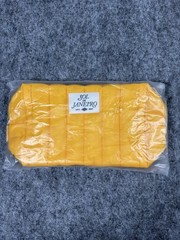 Sol De Janeiro Yellow Quilted Travel Pouch Cosmetic Makeup Bag New Toiletry NEW
